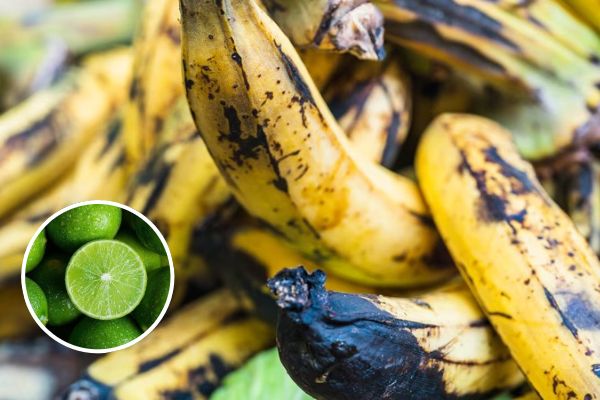 Plátano y limón para combatir el cansancio crónico, anemia y estrés