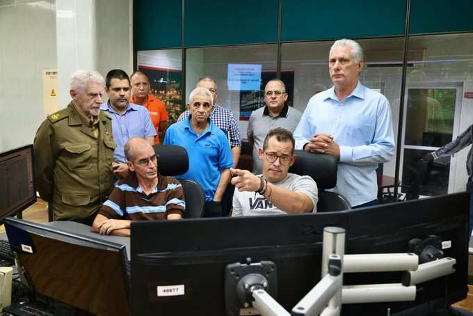 Cuba trabaja sin descanso para recuperar sistema eléctrico nacional