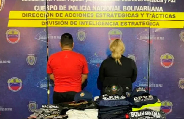 Sucedió en Caracas: detenida pareja que se hacía pasar por oficiales de la PNB