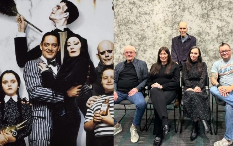La familia Addams se reunió tras 33 años del estreno de la película