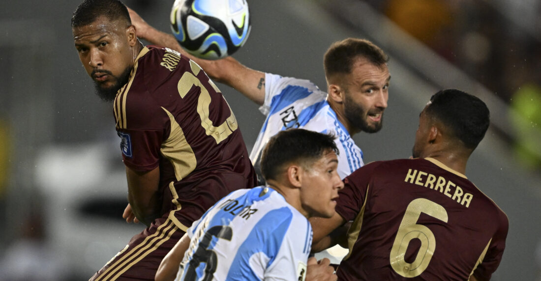 La Vinotinto se mantiene en zona de clasificación, tras el empate 1-1 frente a Argentina