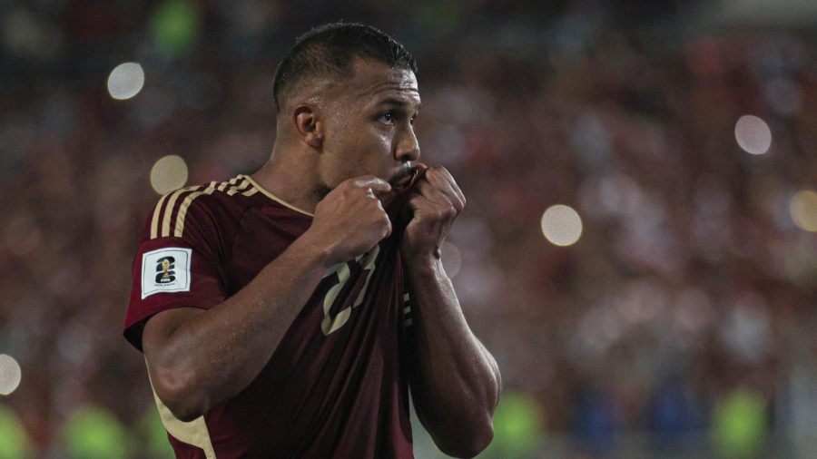 Salomón Rondón se convirtió en el máximo goleador Vinotinto en Eliminatorias