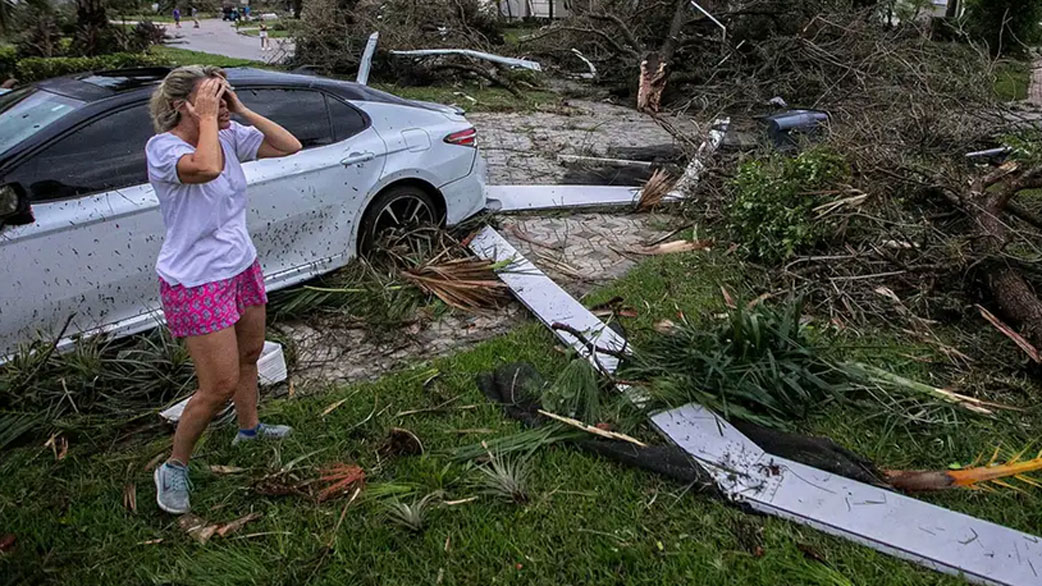 Cerca de 2 millones de usuarios aún sin electricidad en Florida tras el paso del huracán Milton