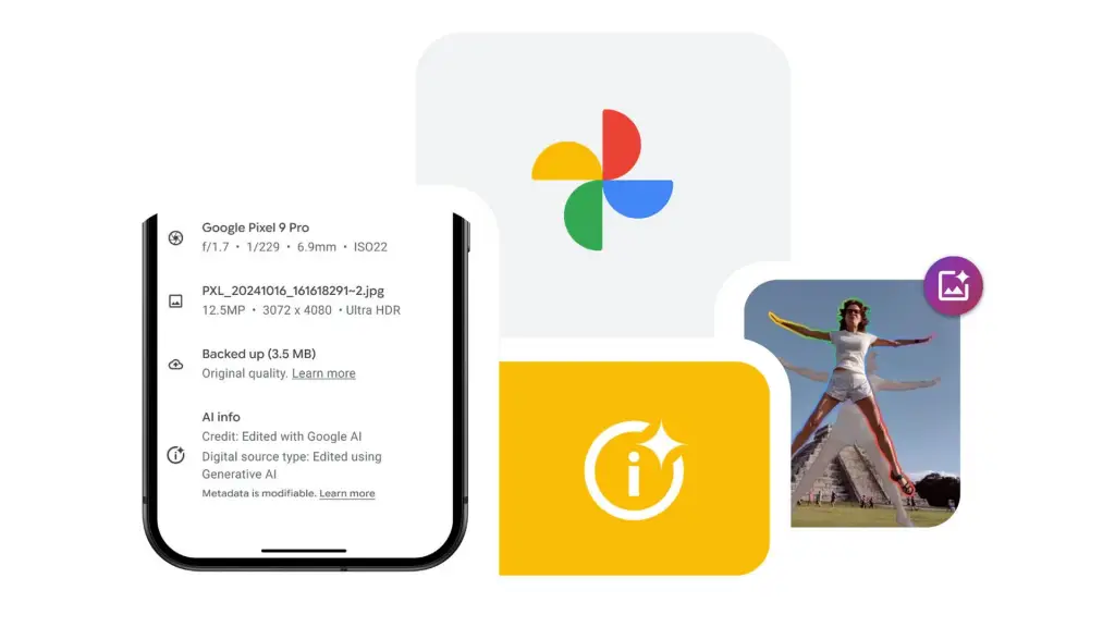 Google marcará las fotos cuando sean editadas con IA
