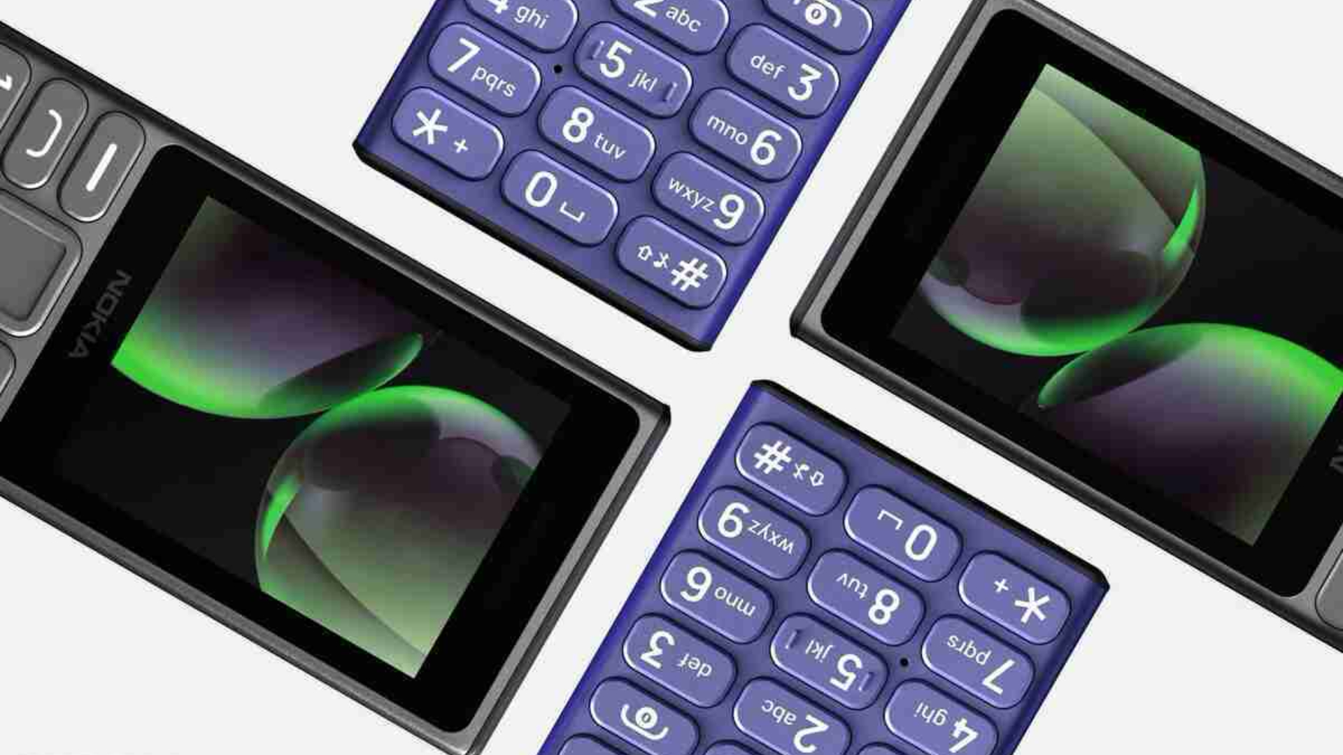 Teléfono Nokia 110 4G 2024 con un diseño actualizado y una pantalla más grande