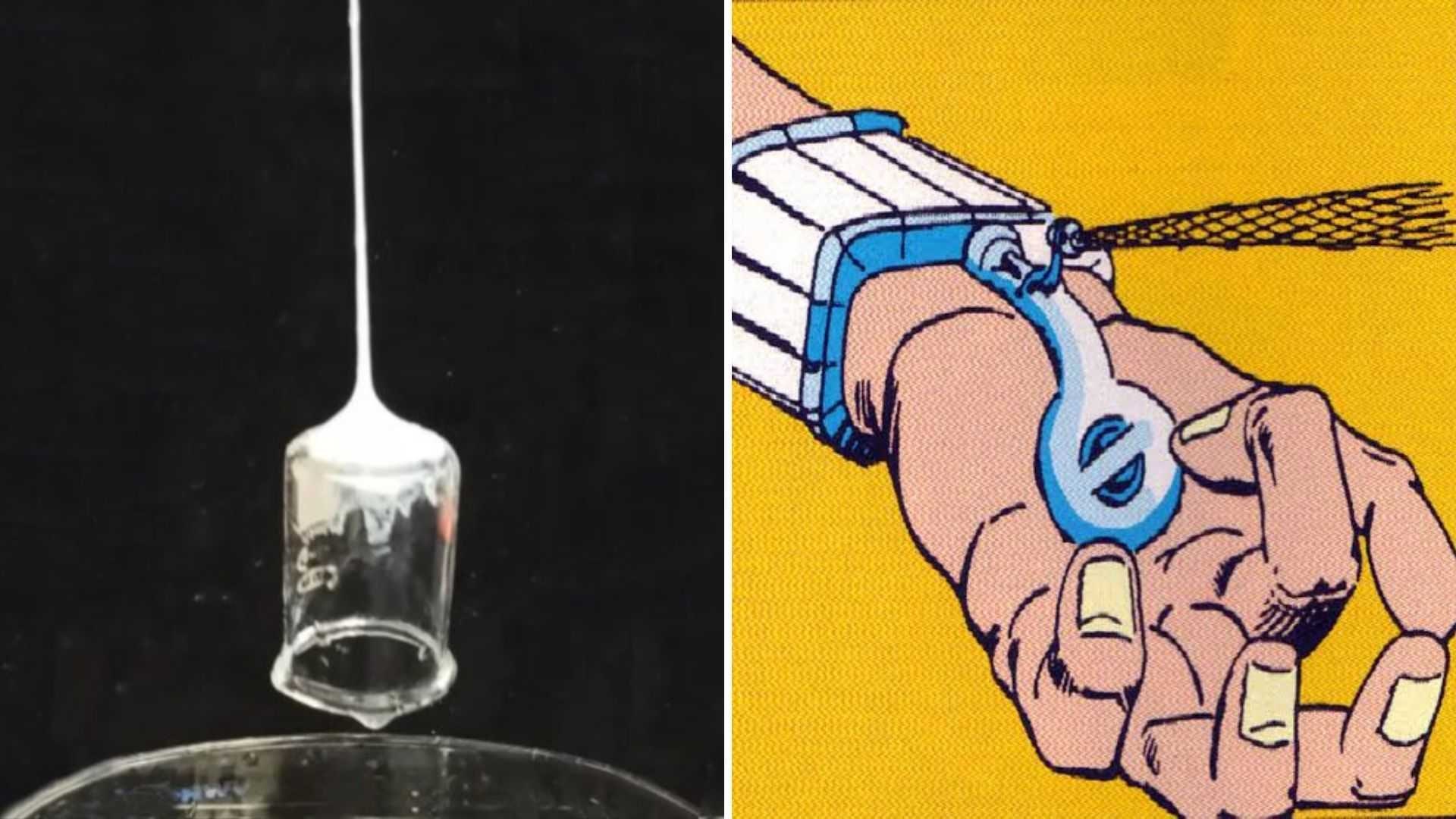 Recrean en laboratorio un “líquido de telaraña” muy parecido al de Spider-Man