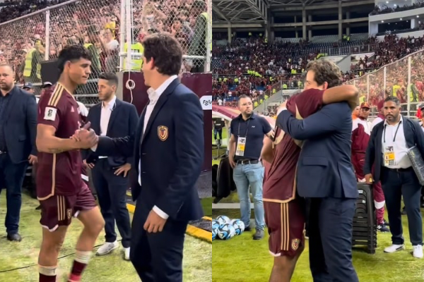 «Siempre juntos» aseguró el presidente de la FVF desde el Estadio Monumental de Maturín (+ Video)