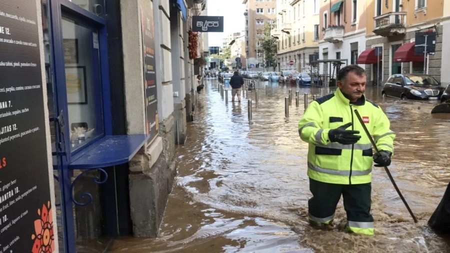 Norte de Italia bajo el agua tras fuerte temporal de lluvia (+ Detalles)
