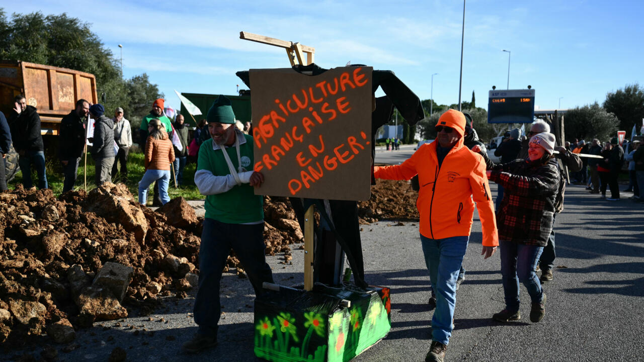 Agricultores franceses anuncian nuevas prøtestas contra el Gobierno (+ Detalles)