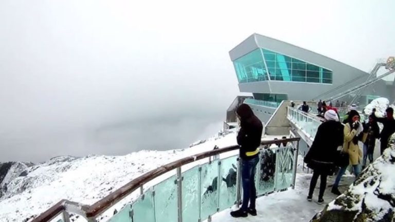 Pico espejo en Mérida inició noviembre con una nevada (+ Video)