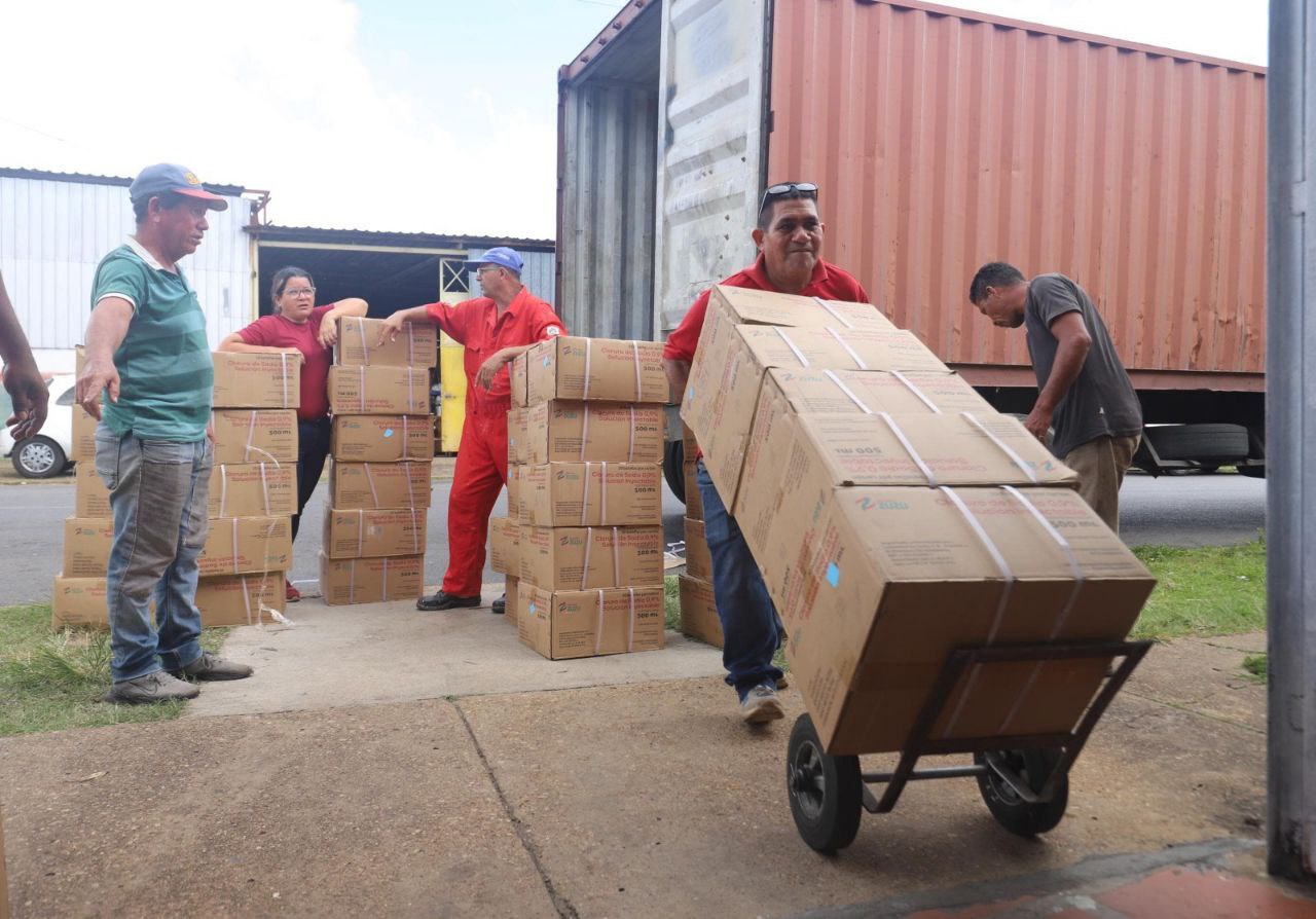 Más de 724 mil insumos médicos llegaron a 15 hospitales de Monagas