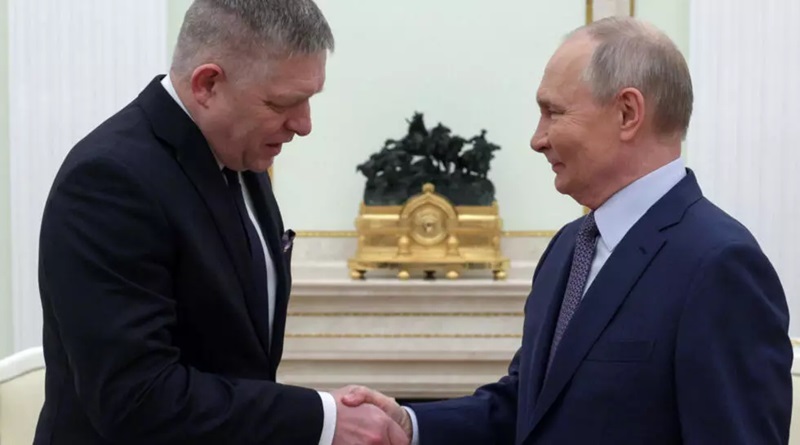Primer ministro eslovaco se reúne con Putin para asegurar gas ruso
