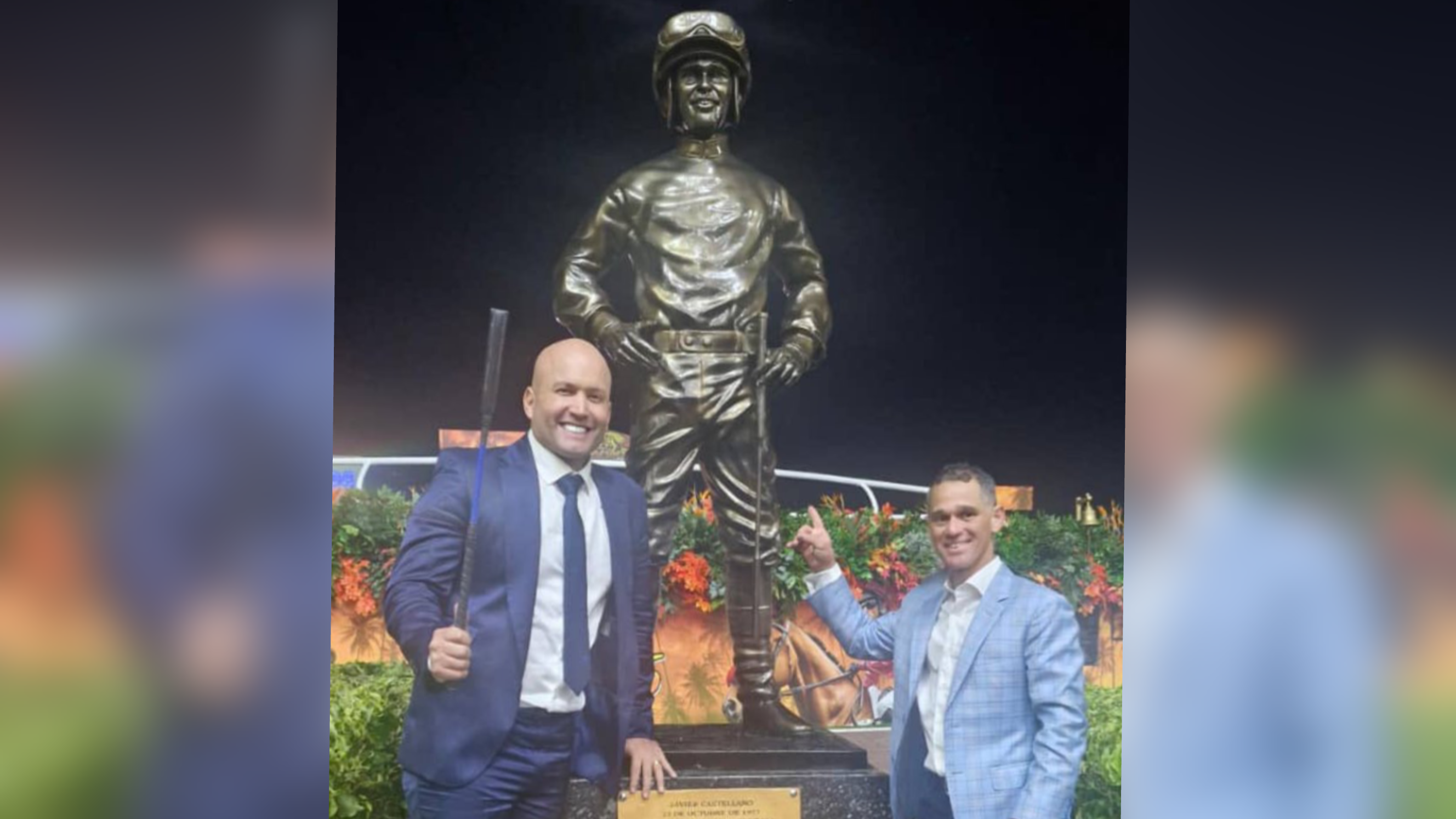 “Es un privilegio y una satisfacción muy especial”: Jockey Javier Castellano reacciona ante la estatua develada en su honor