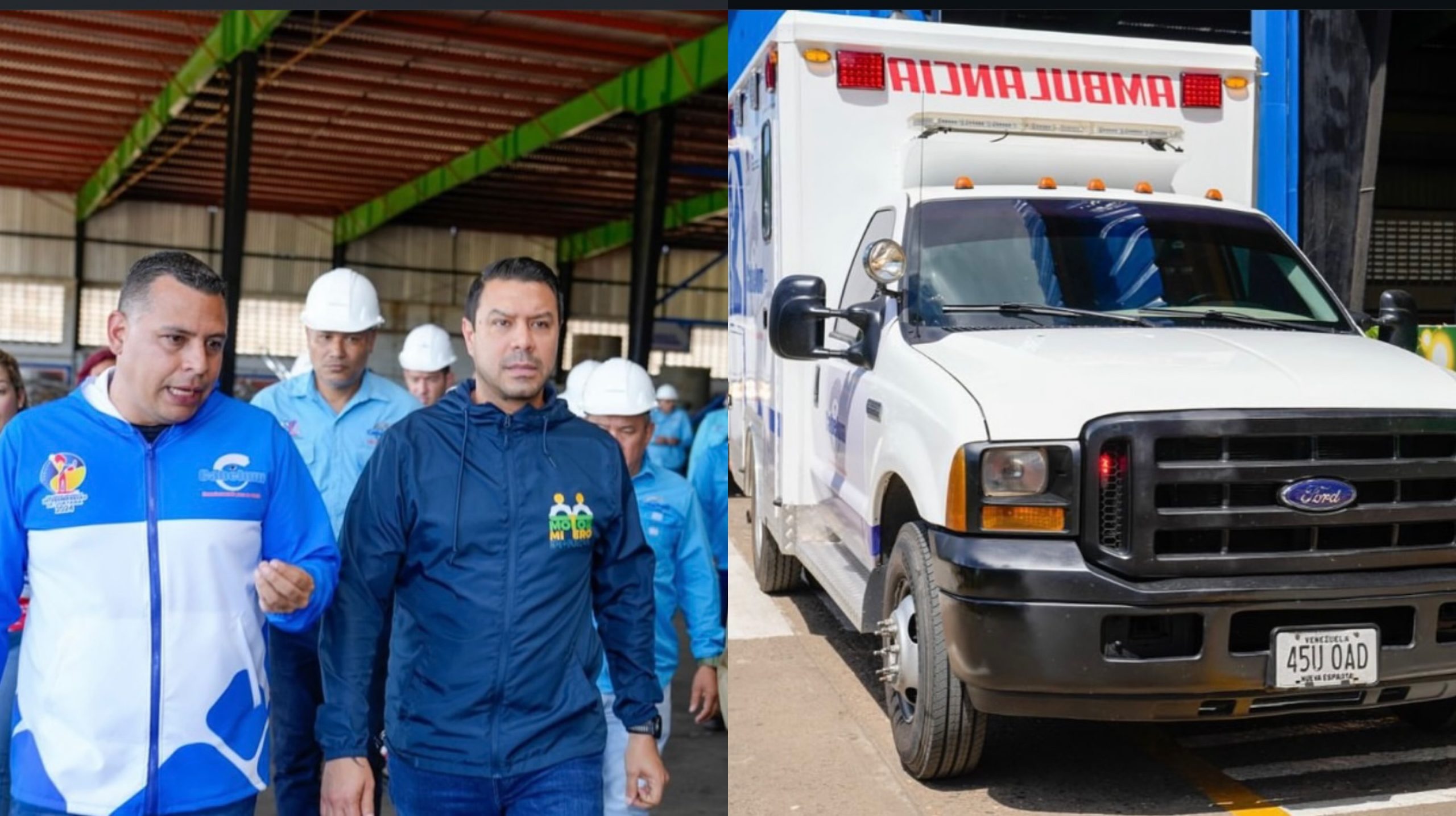 Entregan equipos móviles e inspeccionan áreas medulares de CVG Cabelum