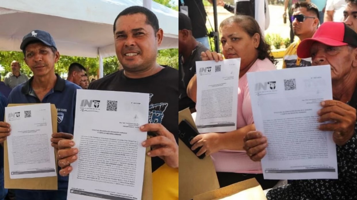 1101 hectáreas fueron adjudicadas a los agroproductores del Zulia