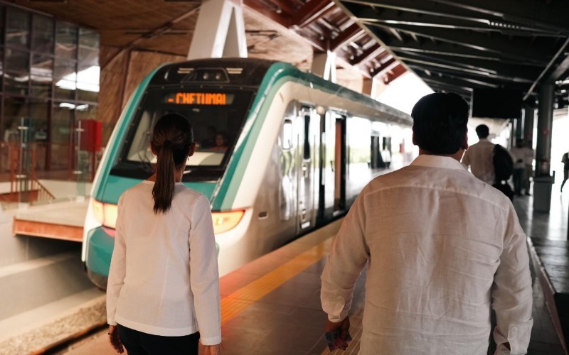 Presidenta de México promete posicionar el Tren Maya como «el gran destino turístico del mundo»