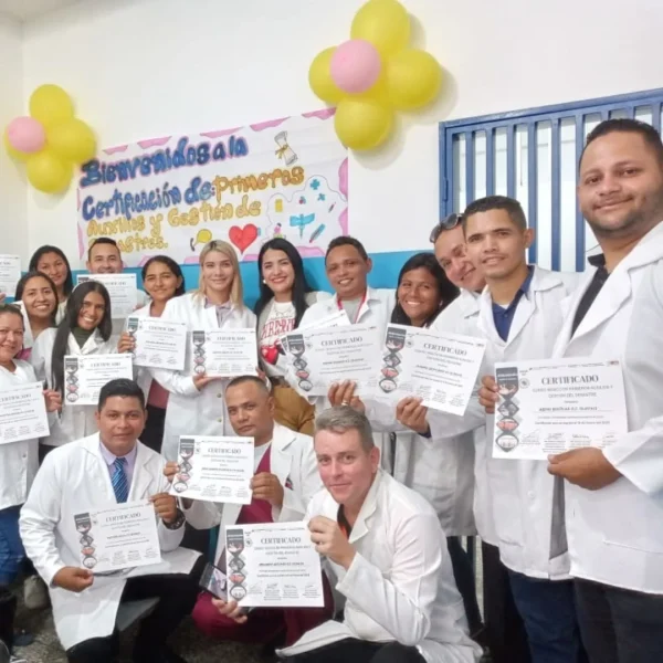 En Apure capacitan en materia de primeros auxilios y gestión del desastre a profesionales de la salud de diversas áreas