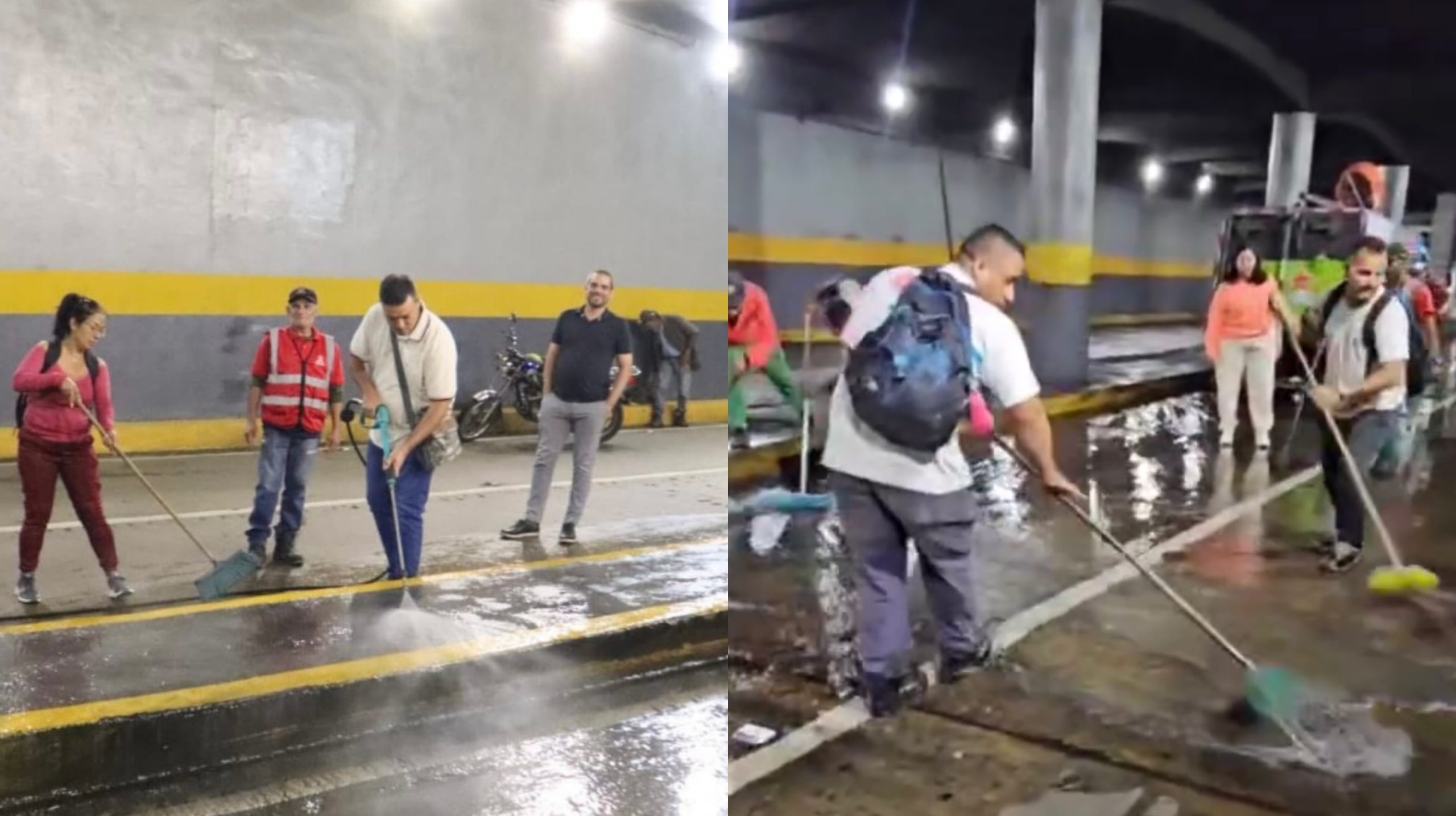 Alcaldía de Caracas realizó jornada de limpieza y mantenimiento vial