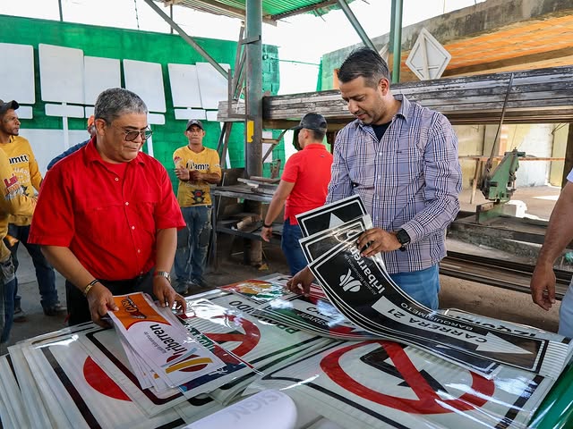 Realizarán una campaña para mejorar la señalización vial en Barquisimeto, estado Lara (+ Fotos)