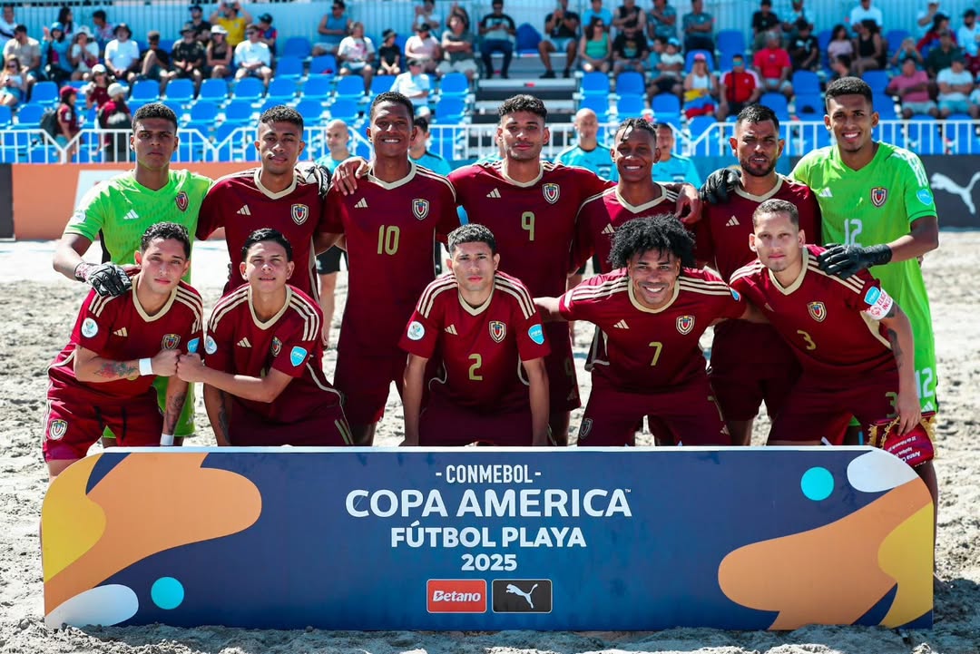 La Vinotinto debutó con triunfo ante Paraguay en la Copa América de Fútbol Playa