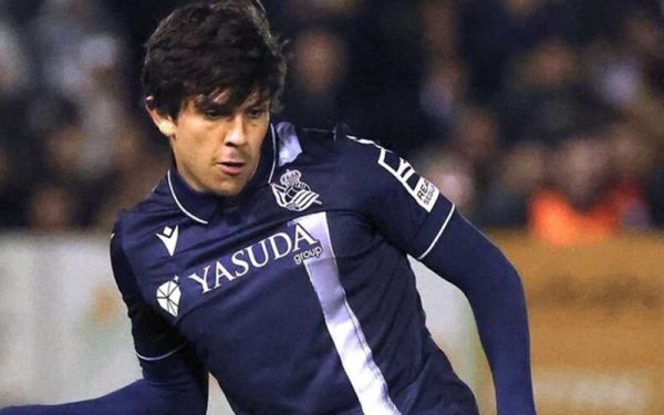 Aramburu volvió a brillar con la Real Sociedad este domingo contra el Espanyol