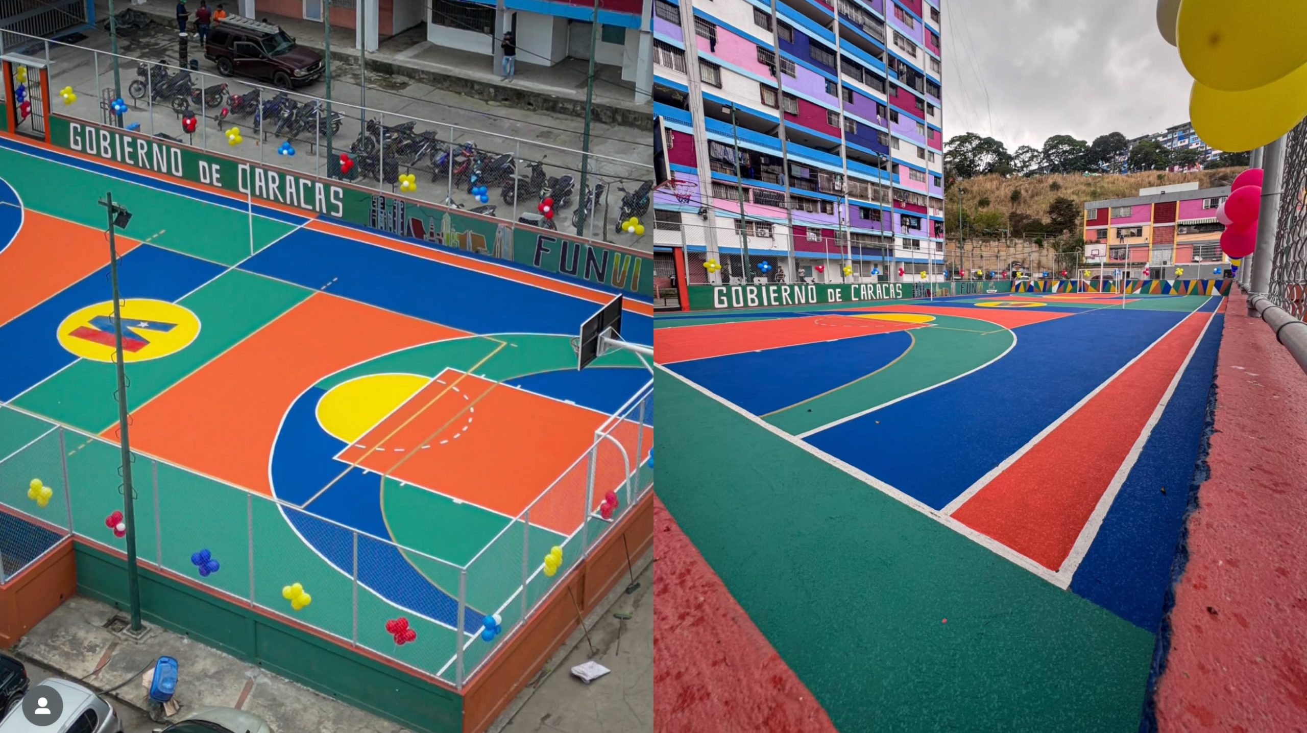Entregaron cancha deportiva rehabilitada en la parroquia 23 de Enero (+ Fotos)