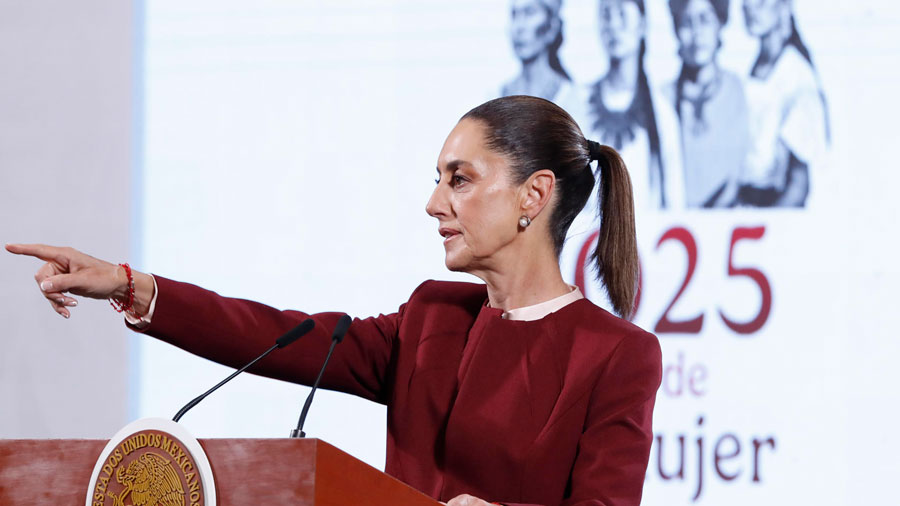 Presidenta de México anuncia una posible demanda a Googlê por el «Golfo de América»