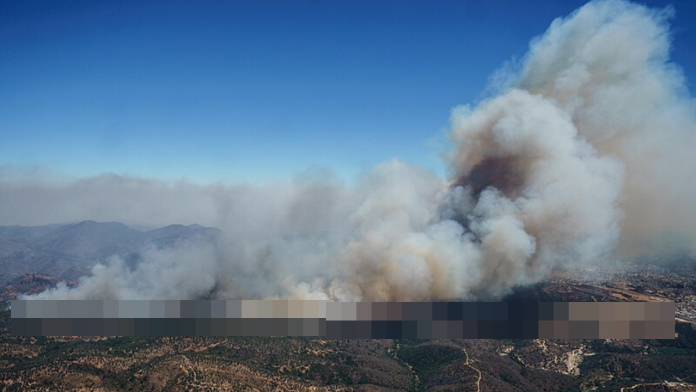 Chile declara alerta roja por voraces incendiös al sur del país, con aumento de la temperatura por encima de 40 grados