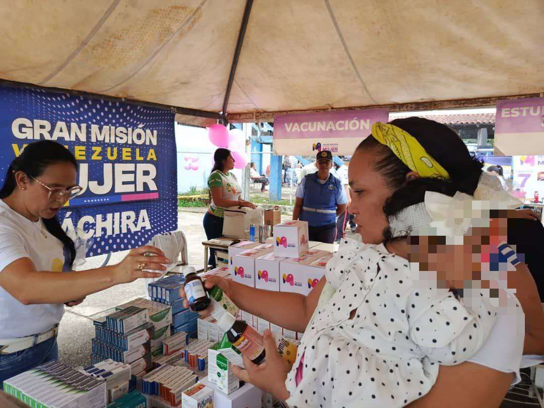 Gran Misión Venezuela Mujer desplegó jornada en Táchira para atender más de 850 personas