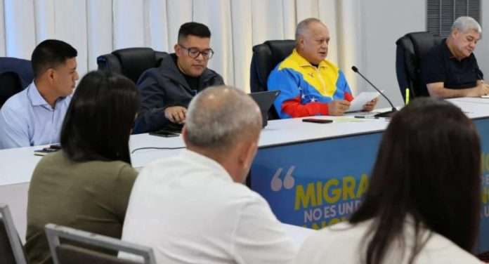 Ministro Diosdado Cabello pide máxima unidad nacional para enfrentar campaña contra venezolanos