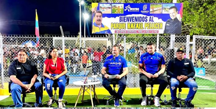 Como nuevos fueron entregados el parque Rafael Pellicer y la cancha de usos múltiples Cristo Rey en Guárico