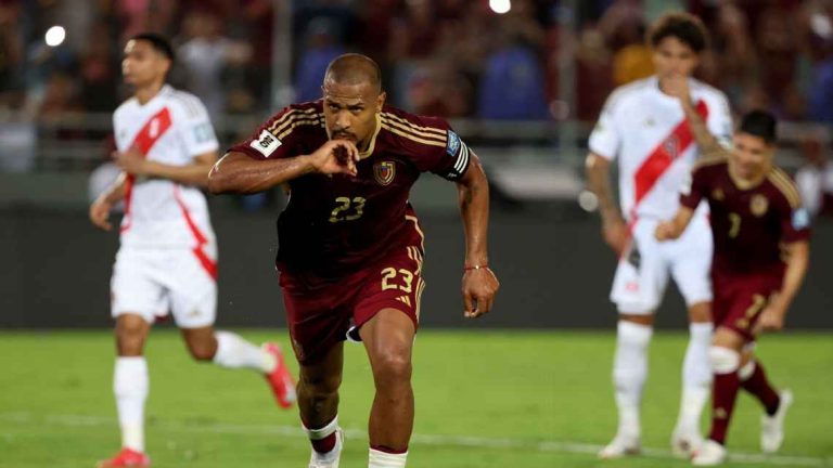 Venezuela saca a Perú de las eliminatorias Sudamericanas 1-0 y se lleva la victoria en casa
