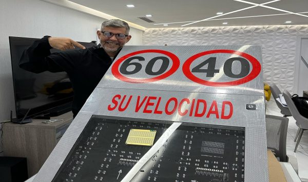 En Lechería refuerzan seguridad vial con radares de velocidad para disminuir los accidëntes de tránsito