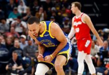 ¡Lo volvió a hacer! Stephen Curry anotó 52 puntos en una noche histórica, colocando a los Warriors de quintos en el oeste