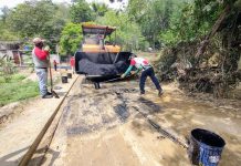 Colocadas 4000 toneladas de asfalto en proyectos comunales del estado Trujillo