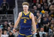 Brandin Podziemski registra un impresionante récord en la NBA y algunos lo comparan con Curry