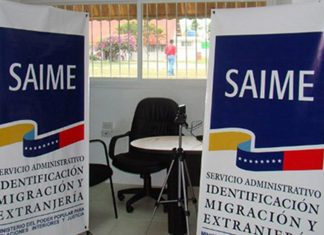 Saime informa cierre temporal de oficinas y operativos móviles por feriado del 1° de mayo