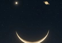 Venus, Saturno y la Luna formarán una carita sonriente única en el cielo el 25 de abril
