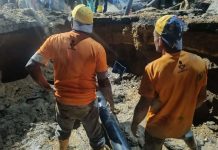 Sustituyen 15 metros de colector caído en la comunidad de Brasil en Cumaná