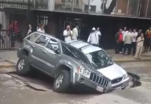 Implementan cierre preventivo y plan de reparación por hündimiento en la Av. Francisco Solano