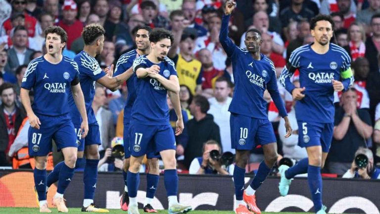 PSG vënce al Arsenal 1-0 en la ida de las semifinales de la UEFA Champions League
