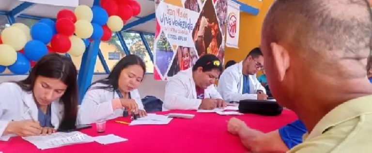 Ministerio de salud realizó jornada integral para cultores en el estado Apure