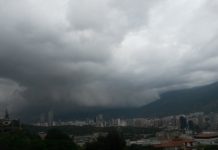 Inameh pronostica lluvias en gran parte del país este 21 de Abril
