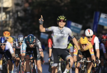 El italiano Matteo Moschetti ganó la primera etapa del «ΔΕΗ Hellas Tour» y lidera la carrera