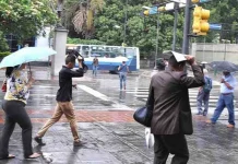 Este 19 de mayo se estiman lluvias en gran parte del país, según Inameh