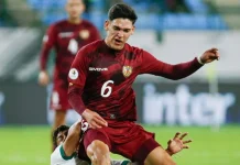 Joven talento de la Vinotinto anota su primer gol fuera de Venezuela