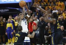Golden State vuelve a caer ante Minnesota sin Curry y la serie se coloca 3-1