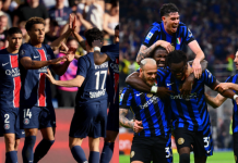 Así llegan PSG e Inter de Milán para disputar la final de la Champions League: lesionës y once titular