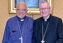 Cardenal Baltazar Porras se reúne con su homólogo italiano Pietro Parolin en el Vaticano