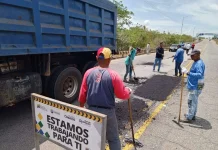 Plan de bacheo aplicará 20 toneladas de asfalto en Ciudad Orinoco